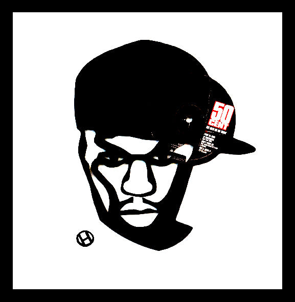 Framed Vinyl Record "50 Cent"
