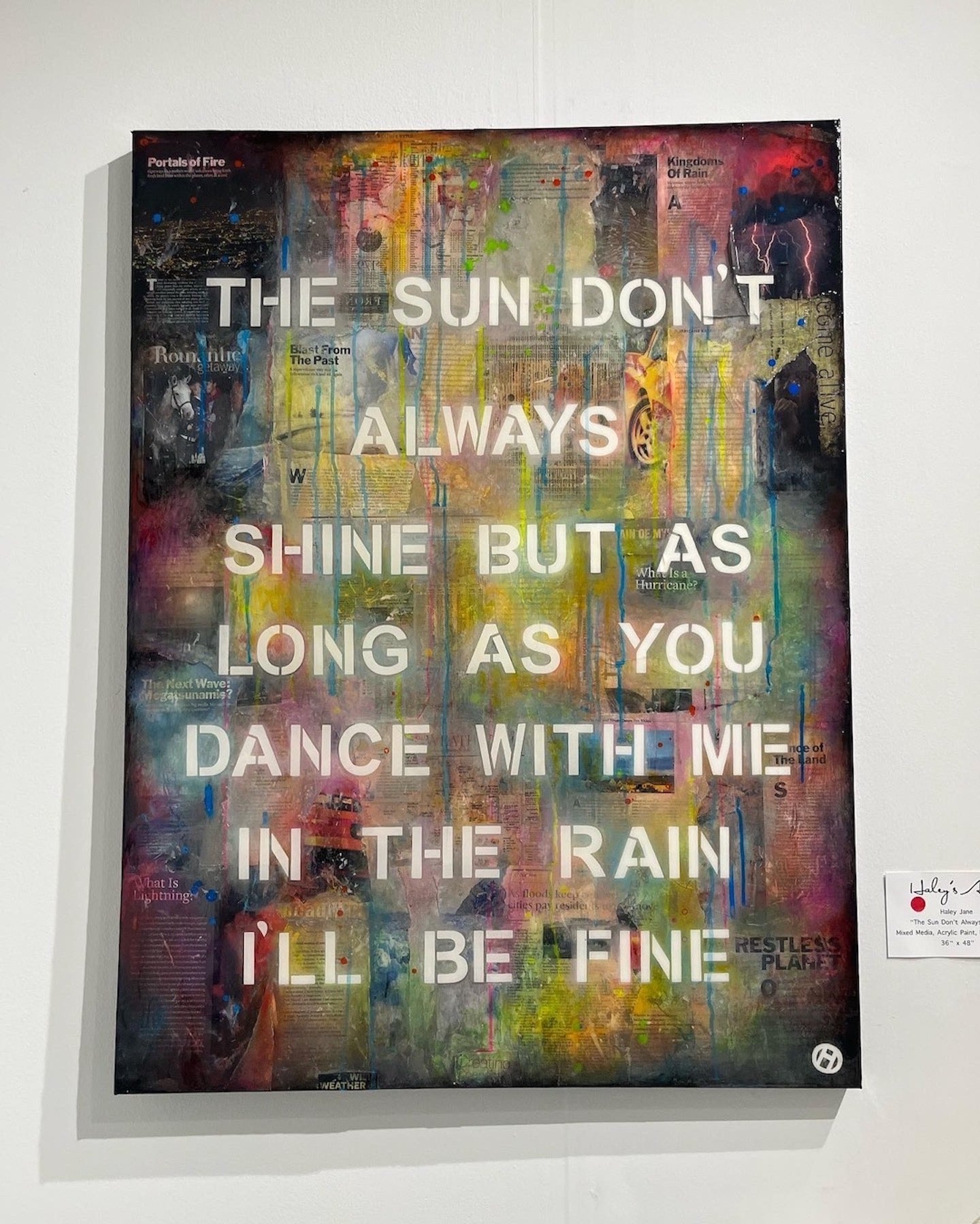 "The sun Don't Always Shine"
