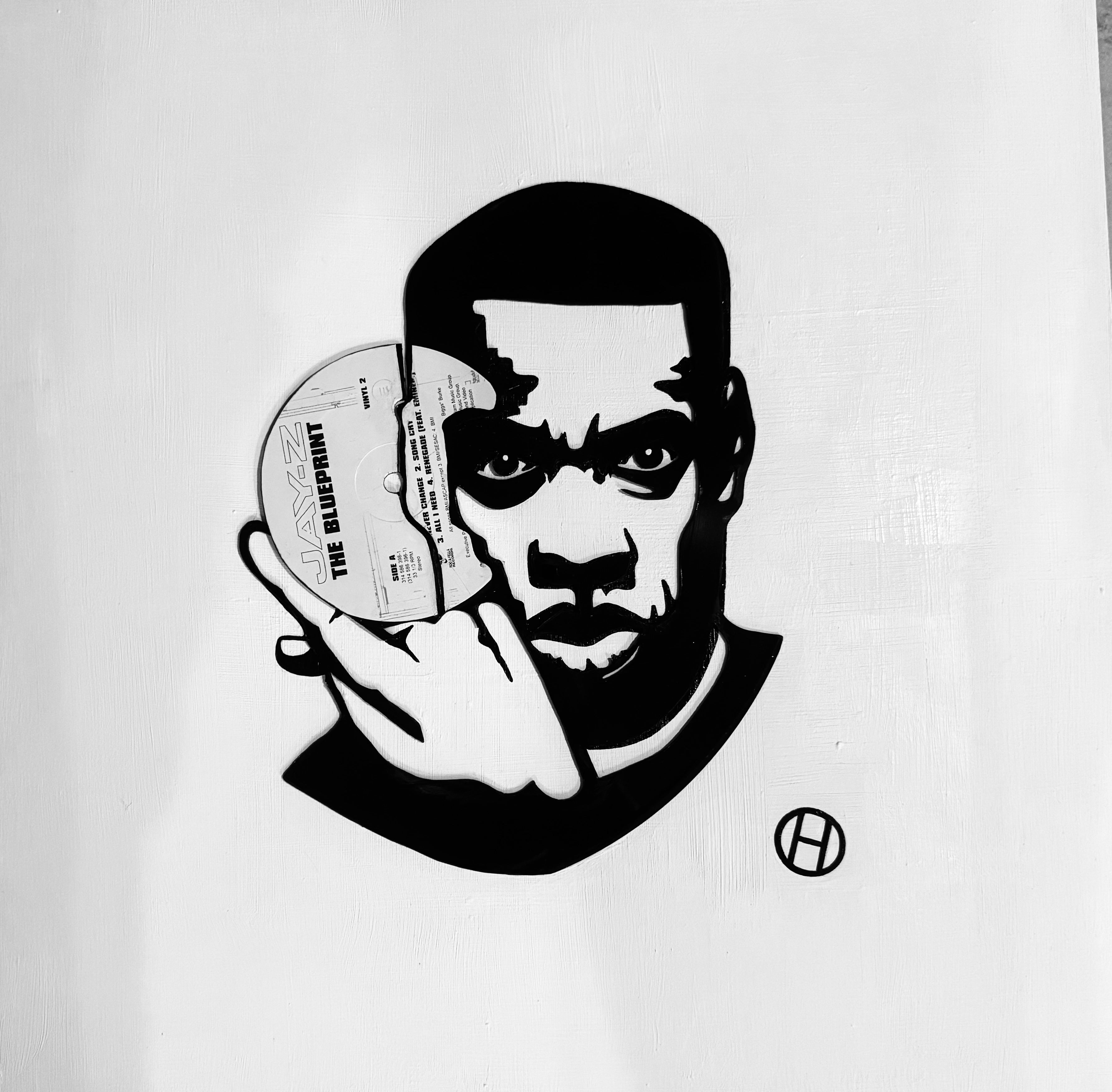 Framed Vinyl Record of "Jay Z"