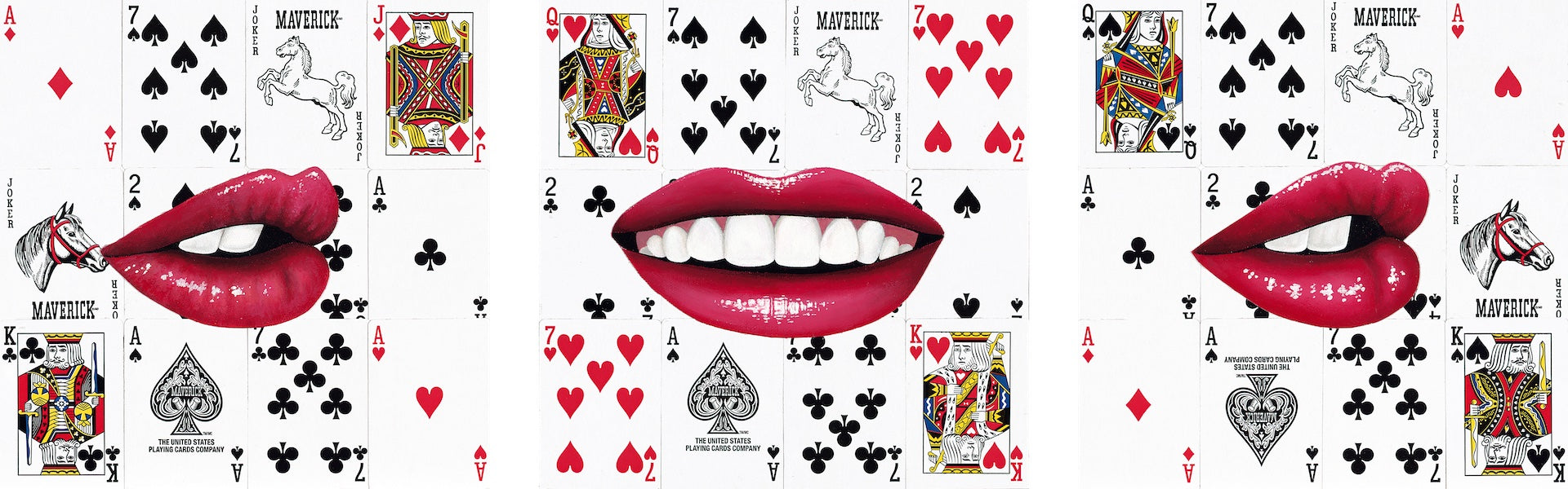 "Mouth Full of Game" (small set of 3)