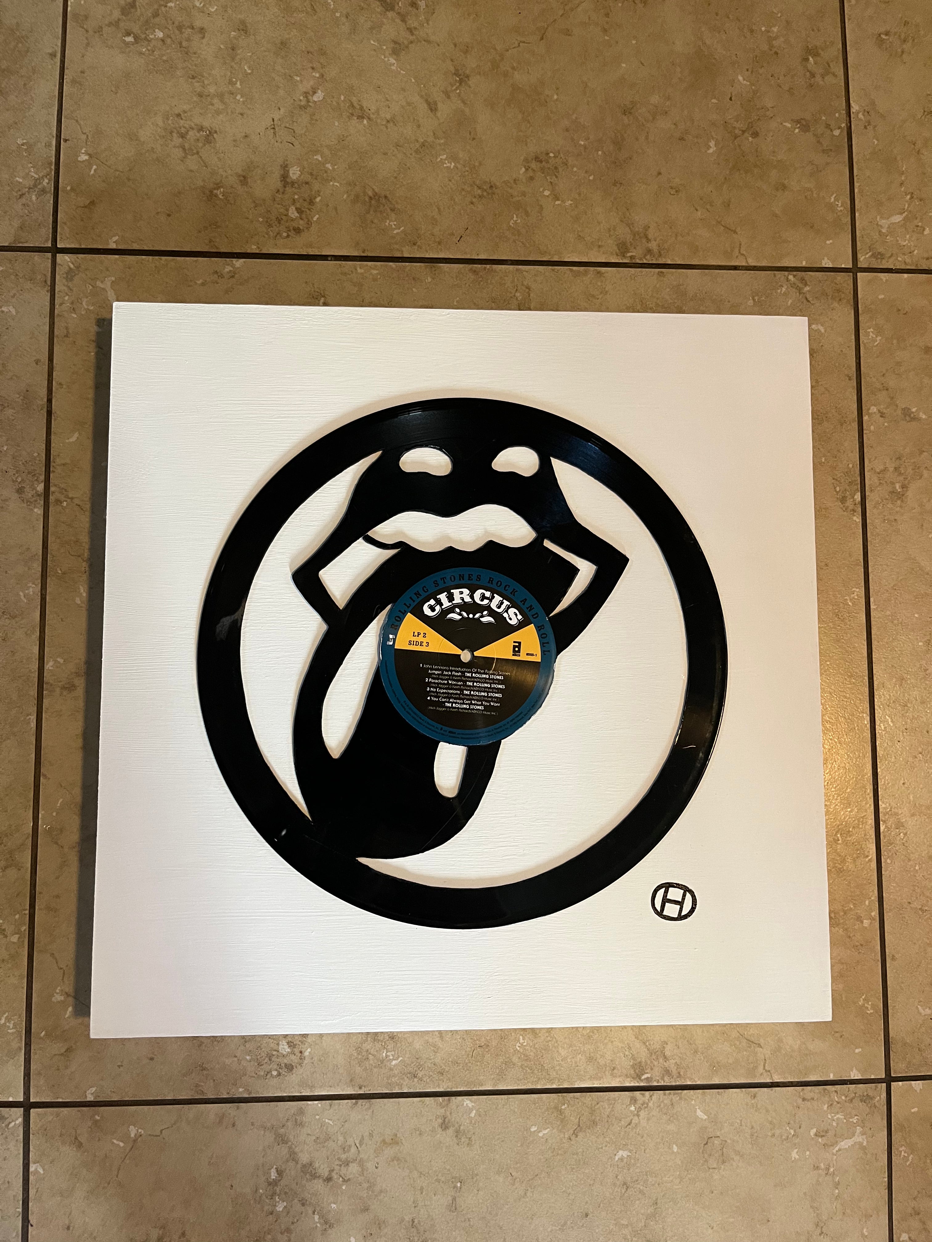 Framed Vinyl Record "Rolling Stones"